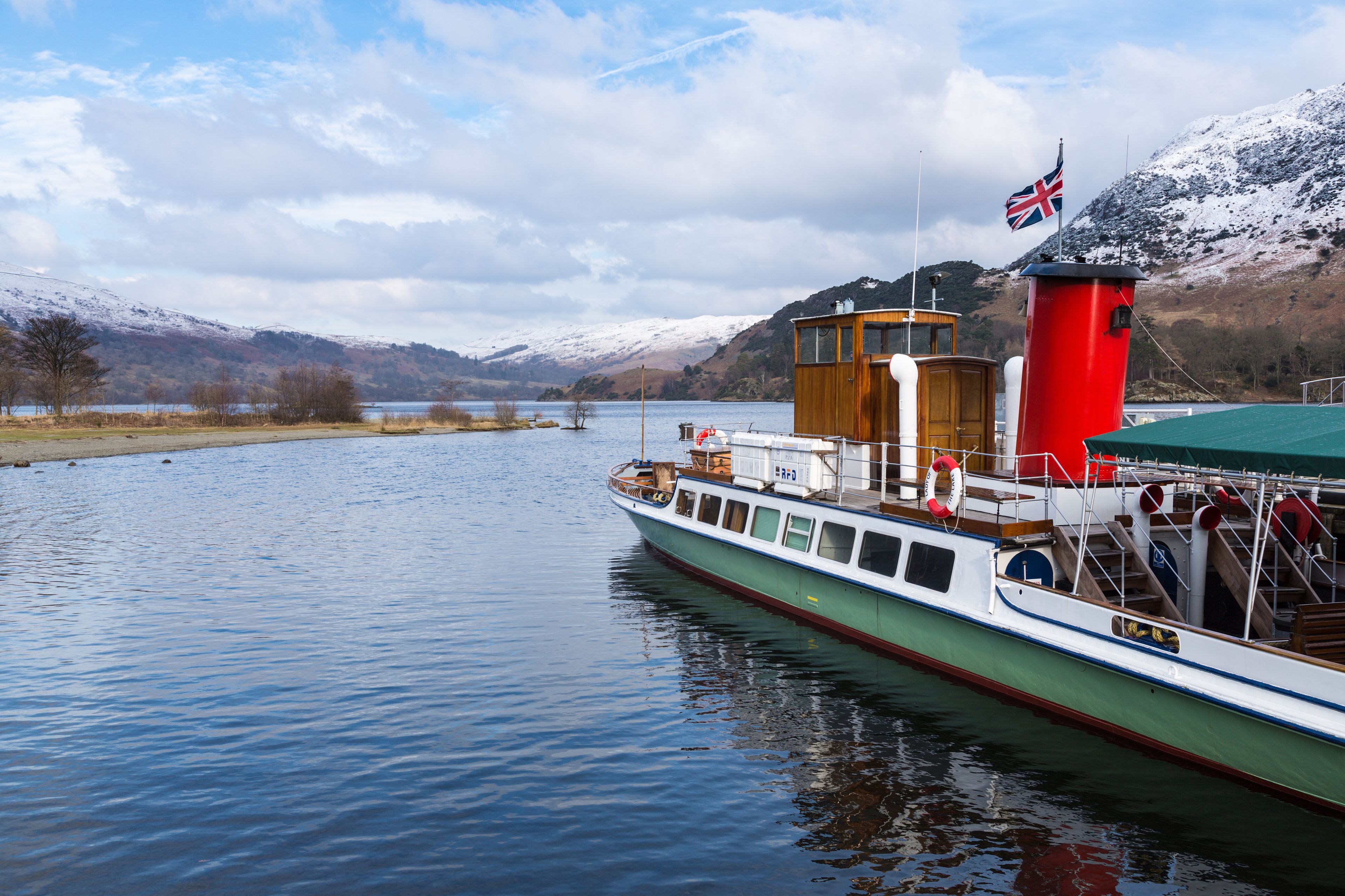 ullswater steamers boat on lake