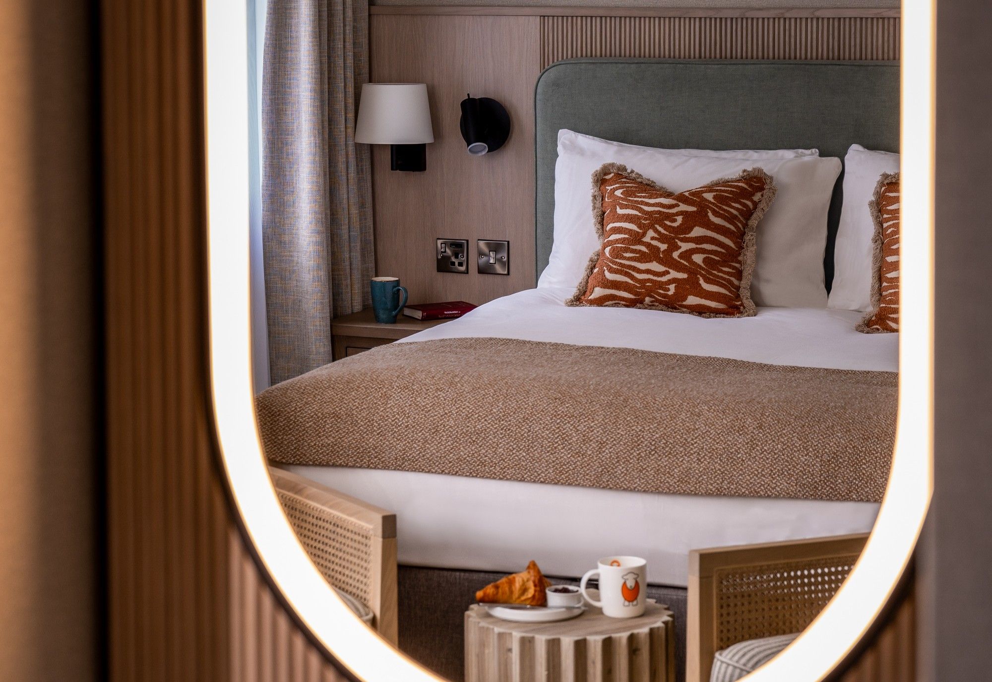 Mirror view of suite